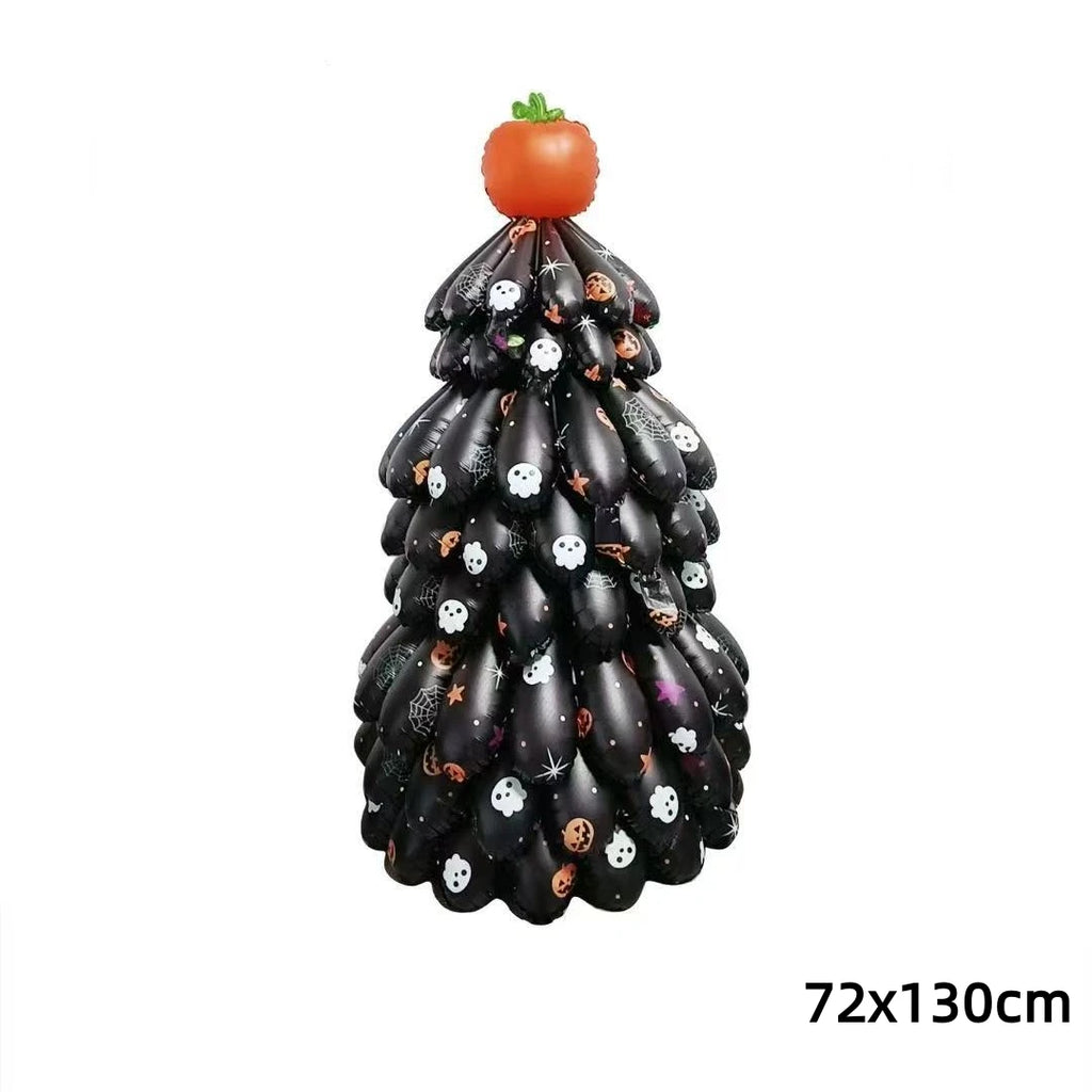 Halloween Foil Balloons Set | Pumpkin, Ghost, Spider & Bat | Party Decorations