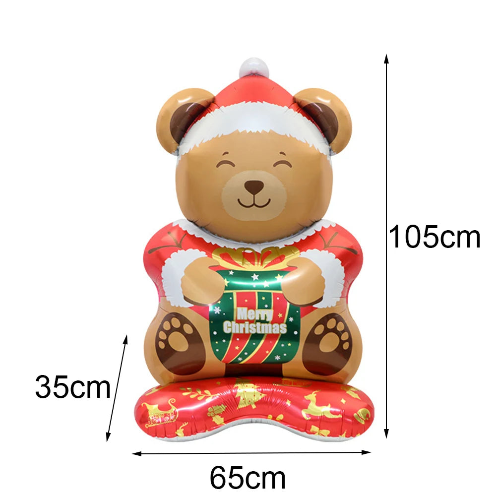 Christmas Standing Foil Balloons | 27 Festive Designs | Santa, Snowman, Reindeer & More | Party & Home Decor