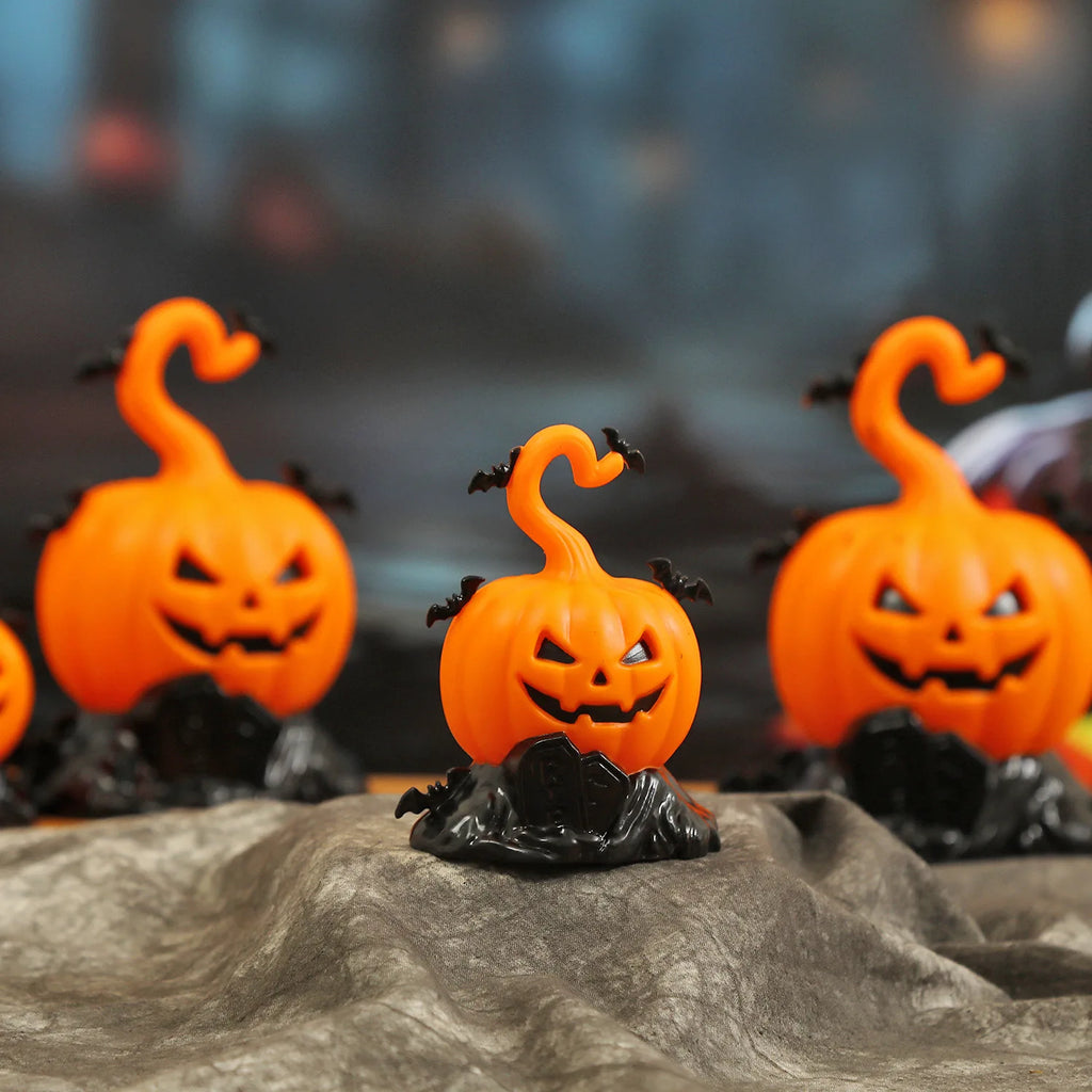 Halloween Pumpkin Lantern with Hook – LED Candle Light Decoration for Home, Porch, Bar & Party