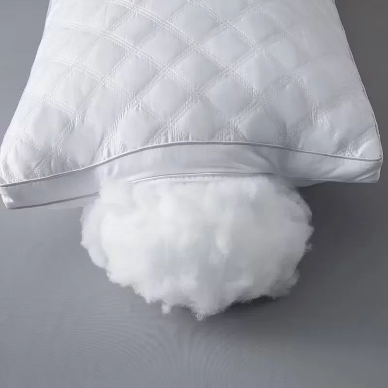 Hotel Quality Neck Support Pillow | Soft & Supportive | All-Season | Single or Twin Pack | White