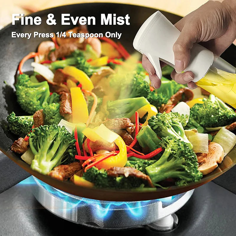 Oil Spray Bottle for Cooking | 200ml / 300ml / 500ml | BBQ, Baking & Kitchen Misting Sprayer