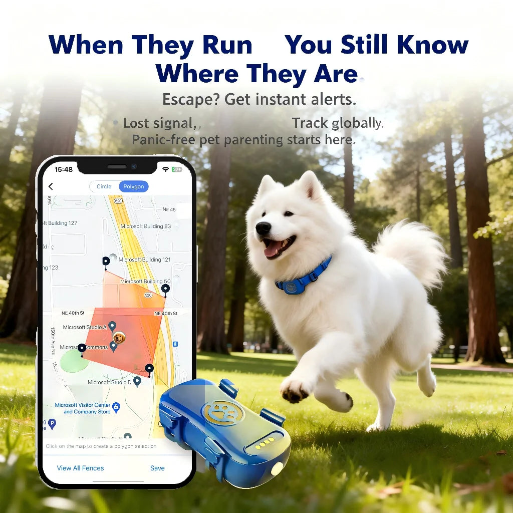 Unlimited Distance GPS Pet Tracker