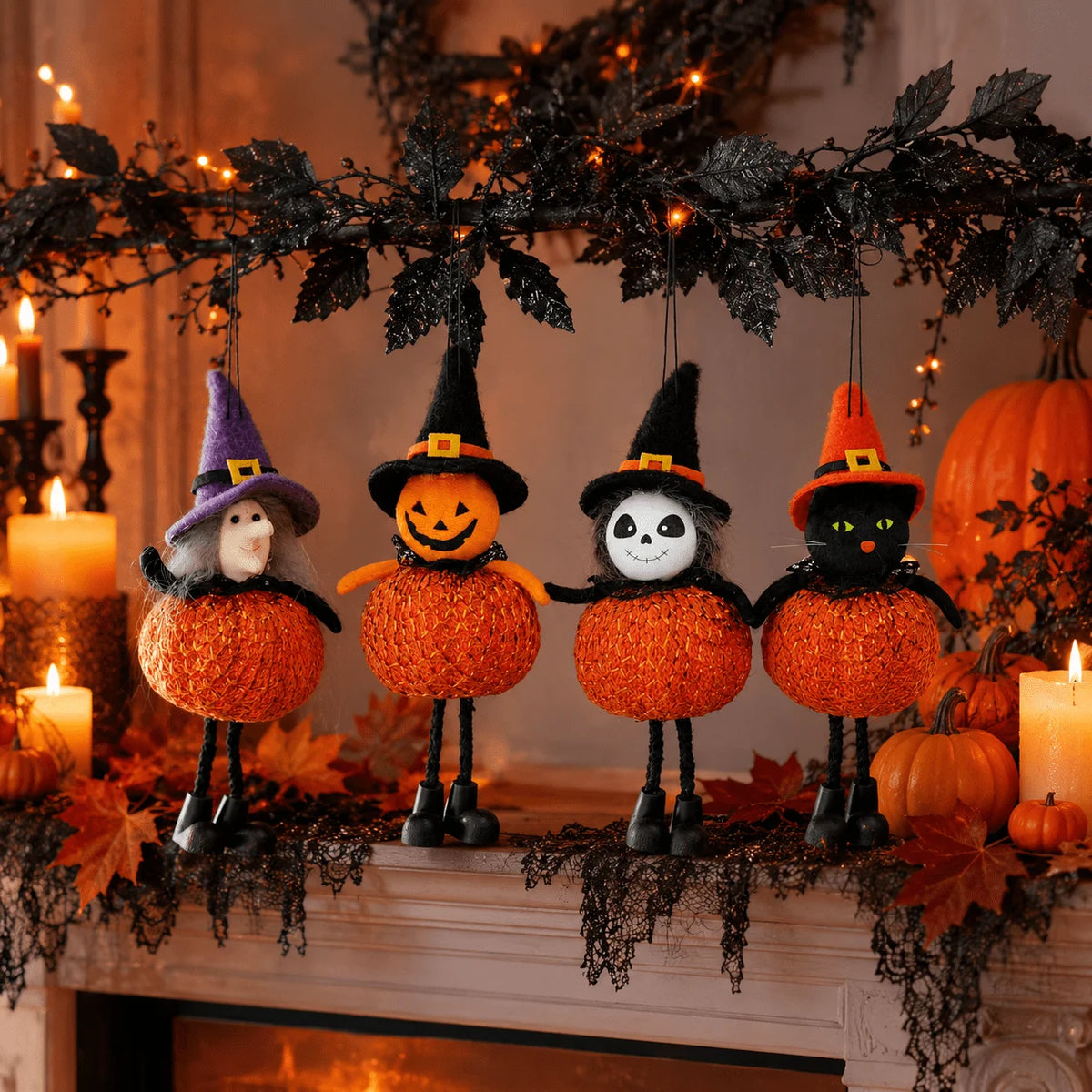 Cute Halloween Hanging Ornament with Dangling Legs
