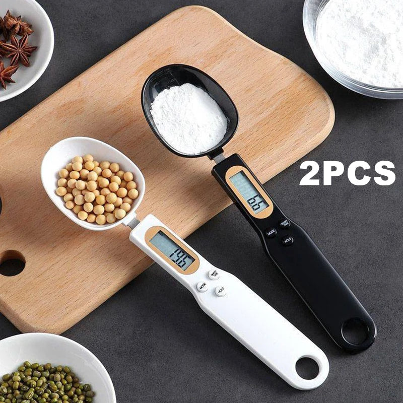 Digital Spoon Scale – Mini LCD Kitchen Scale 0.1g–500g for Baking, Coffee & Cooking