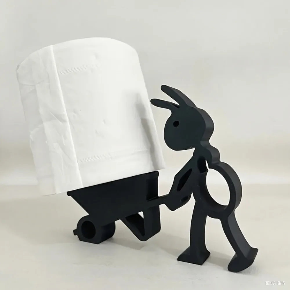 Animal-Style Toilet Roll Holder | Decorative Bathroom Accessory