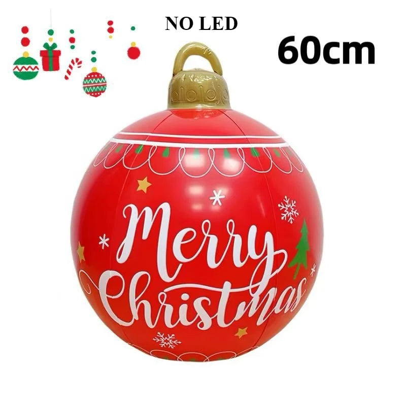 Outdoor Christmas Balloons | Light-Up LED & Standard | Santa, Snowman & Xmas Tree | Garden Party Decoration