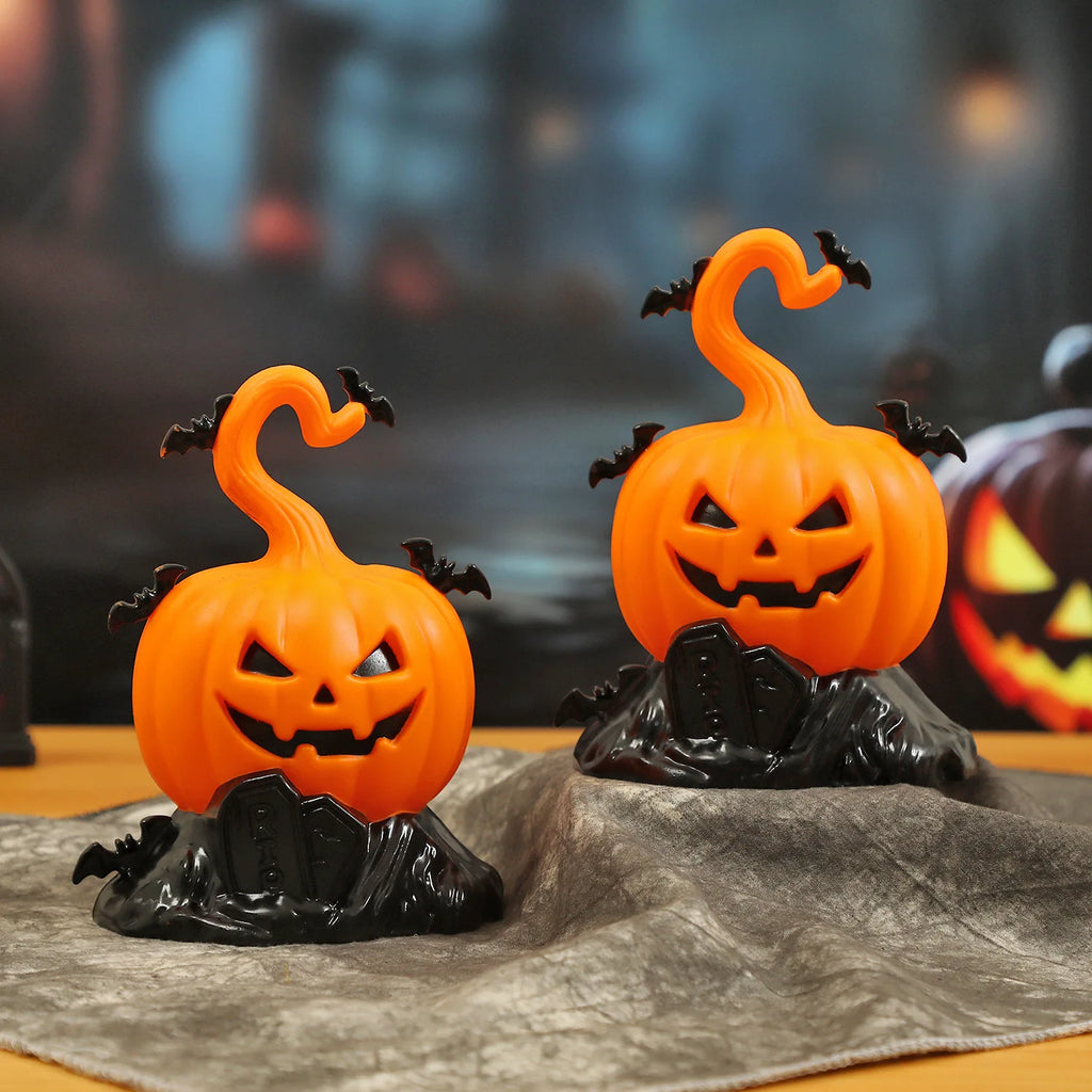 Halloween Pumpkin Lantern with Hook – LED Candle Light Decoration for Home, Porch, Bar & Party
