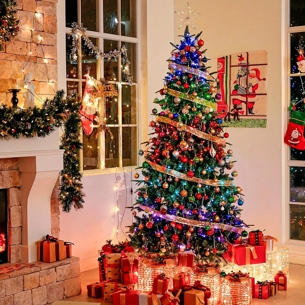 Christmas Tree USB Fairy Lights | 200cm | 280 or 400 LED | Warm White & Multicolour | Indoor & Outdoor
