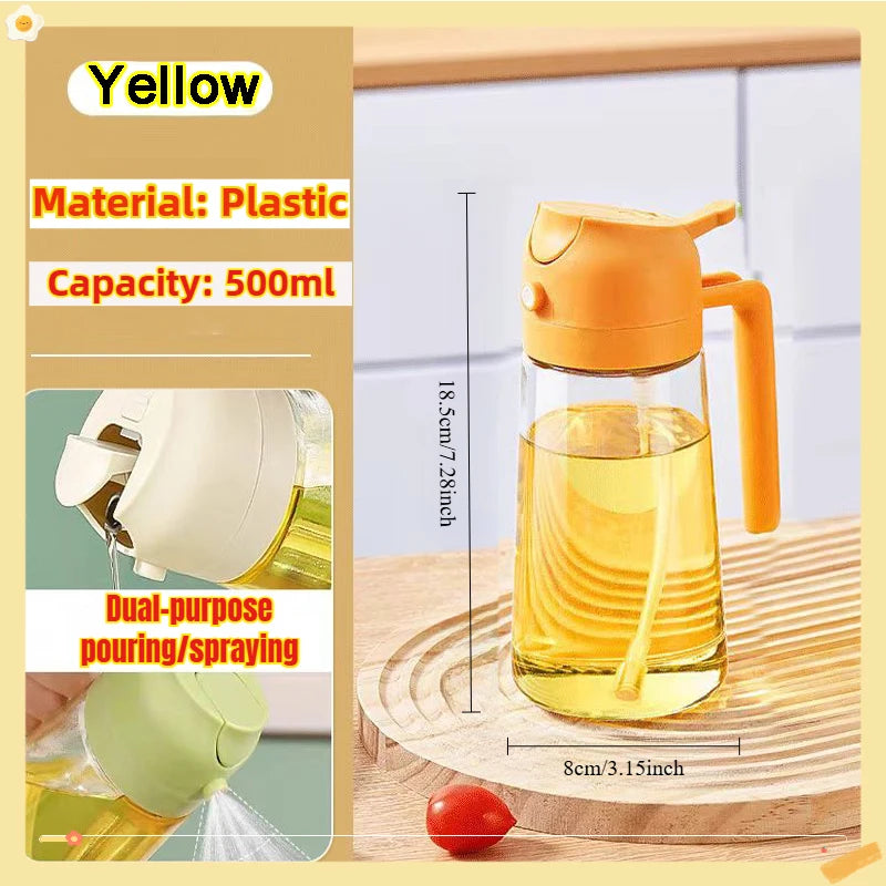 Oil Spray Bottle for Cooking | 200ml / 300ml / 500ml | BBQ, Baking & Kitchen Misting Sprayer