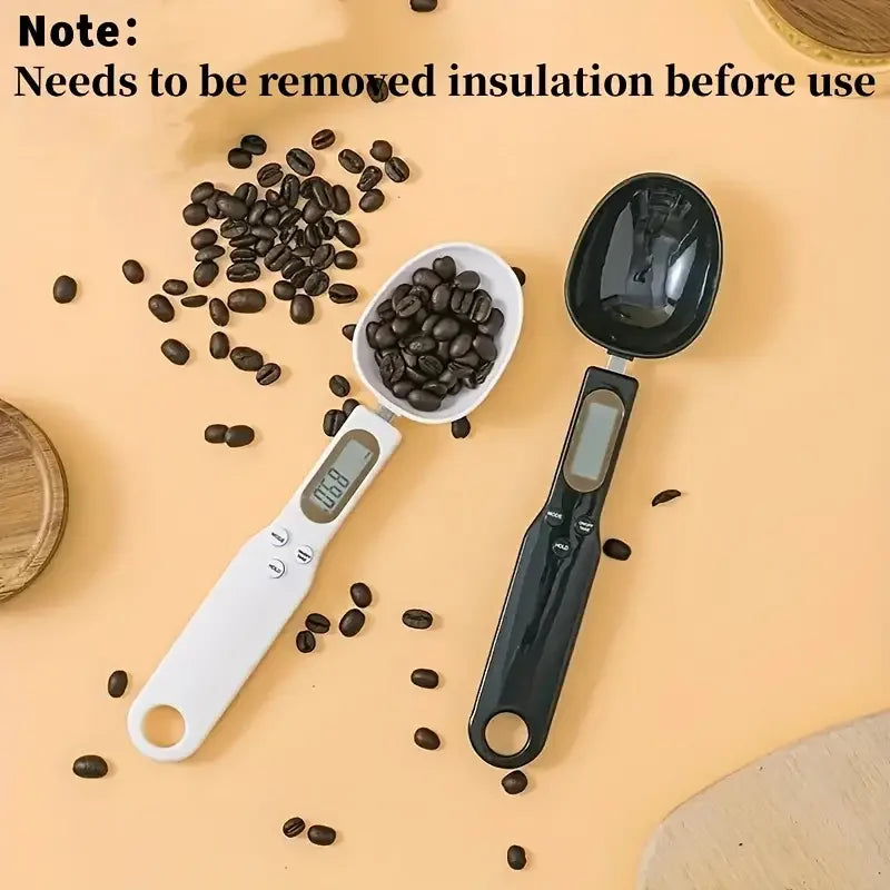 Digital Spoon Scale – Mini LCD Kitchen Scale 0.1g–500g for Baking, Coffee & Cooking