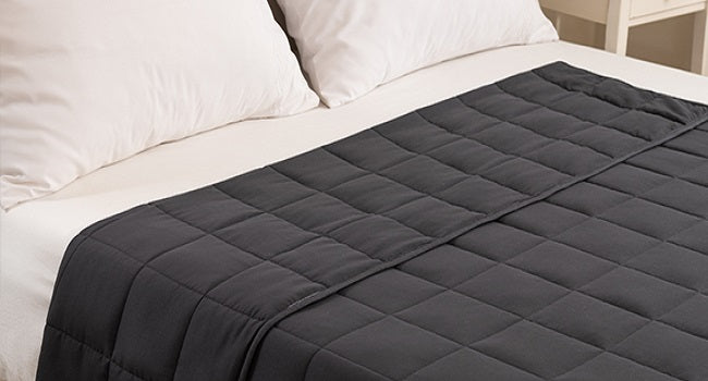 Good Nite Weighted Blanket – 4kg, 6kg & 8kg, Grey Microfibre, Adults