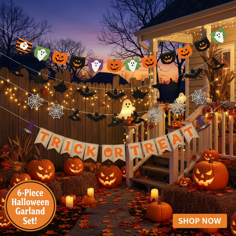 Halloween Garland Banner Creative